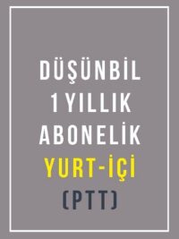 Düşünbil 1 Yıllık Abonelik Yurtiçi (PTT) (6 Sayı)
